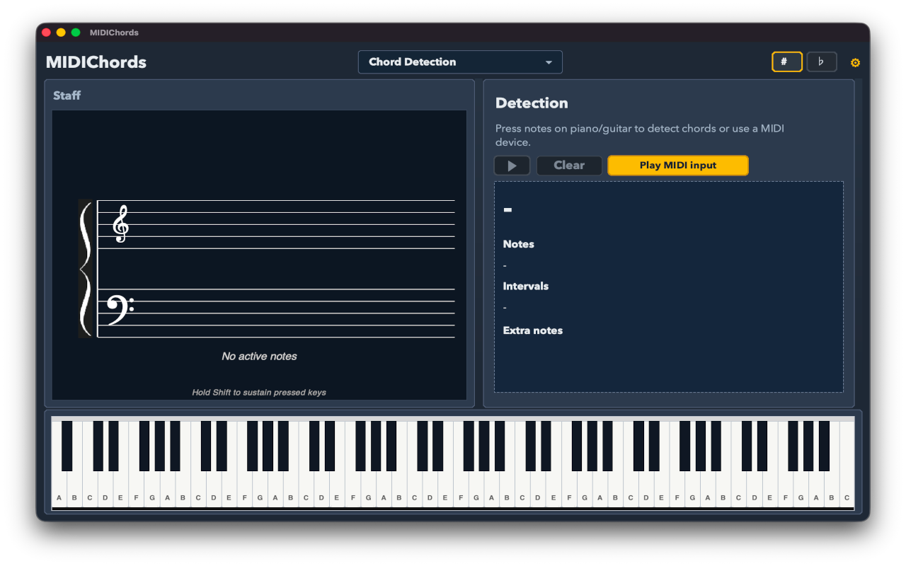 Chord detection